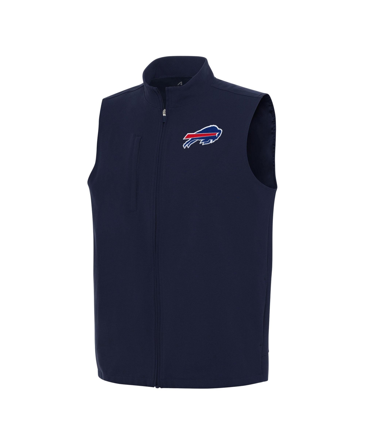Antigua Men's Navy Buffalo Bills Regard Full-Zip Vest - Navy