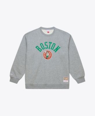 Men's Heather Gray Boston Celtics Walk-Off Fleece Sweatshirt