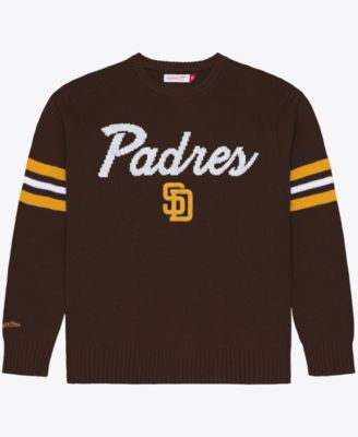 Men's Brown San Diego Padres Head Coach Sweater