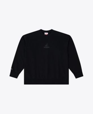 Men's Mitchell Ness Black Dallas Cowboys Core Essentials Micro Logo Fleece Sweatshirt