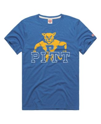 Men's and Women's Royal Pitt Panthers 1980 Logo Tri-Blend T-Shirt