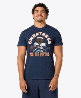 Men's and Women's Walter Payton Navy Chicago Bears Caricature Player Graphic Tri-Blend T-Shirt