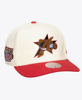 Men's and Women's Cream Philadelphia 76ers Cream Team Pro Adjustable Hat