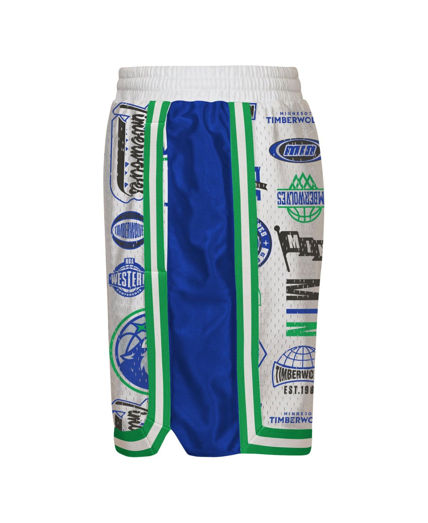 Детские шорты Outerstuff White Minnesota Timberwolves Ball Hog Dazzle Basketball — фото 4