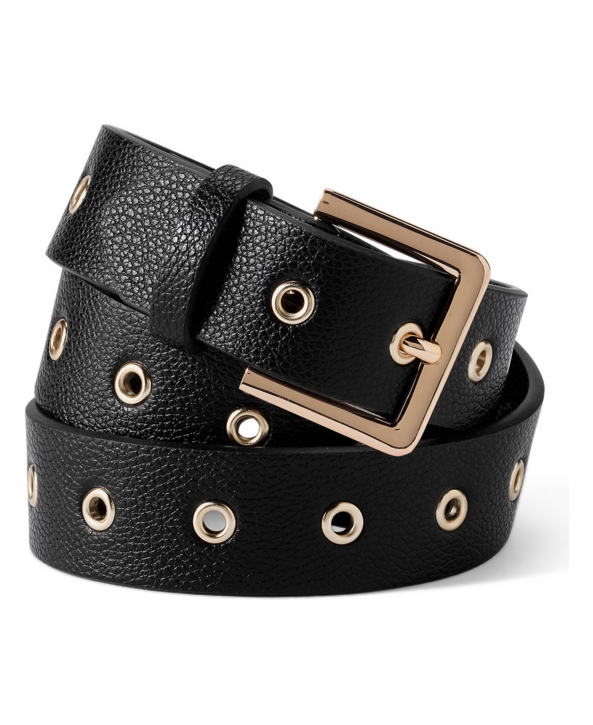 Lands' End Women's Grommet Belt - Black