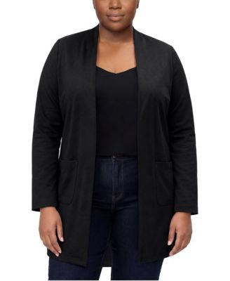 Women's Plus Size Super Soft Ponte Duster