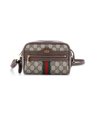 Mini Ophidia Shoulder Bag GG Coated Canvas