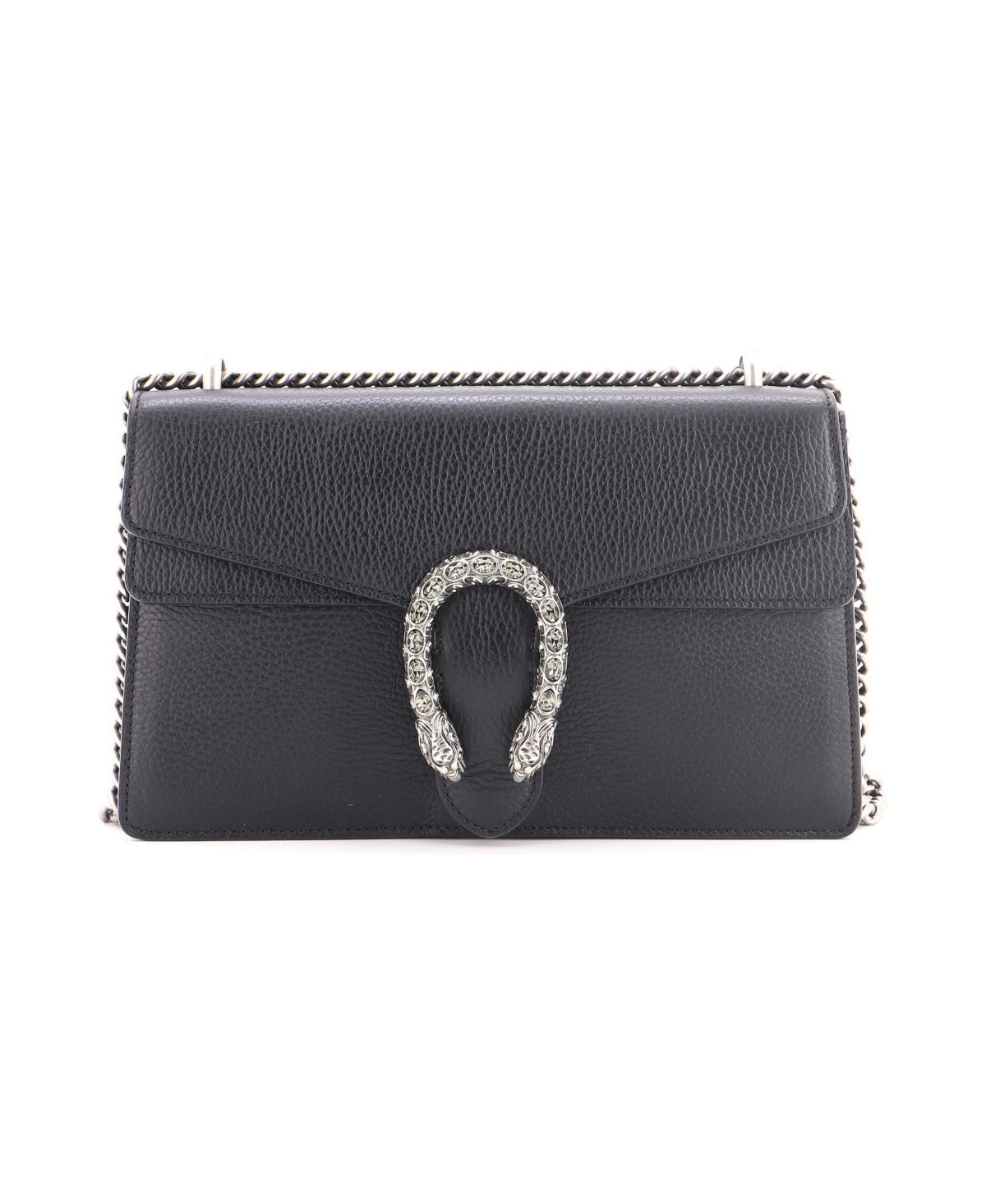 Pre-Owned Gucci Small Dionysus Bag Leather - Black