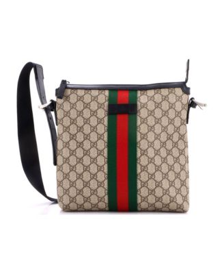 Medium Web Messenger Bag GG Coated Canvas
