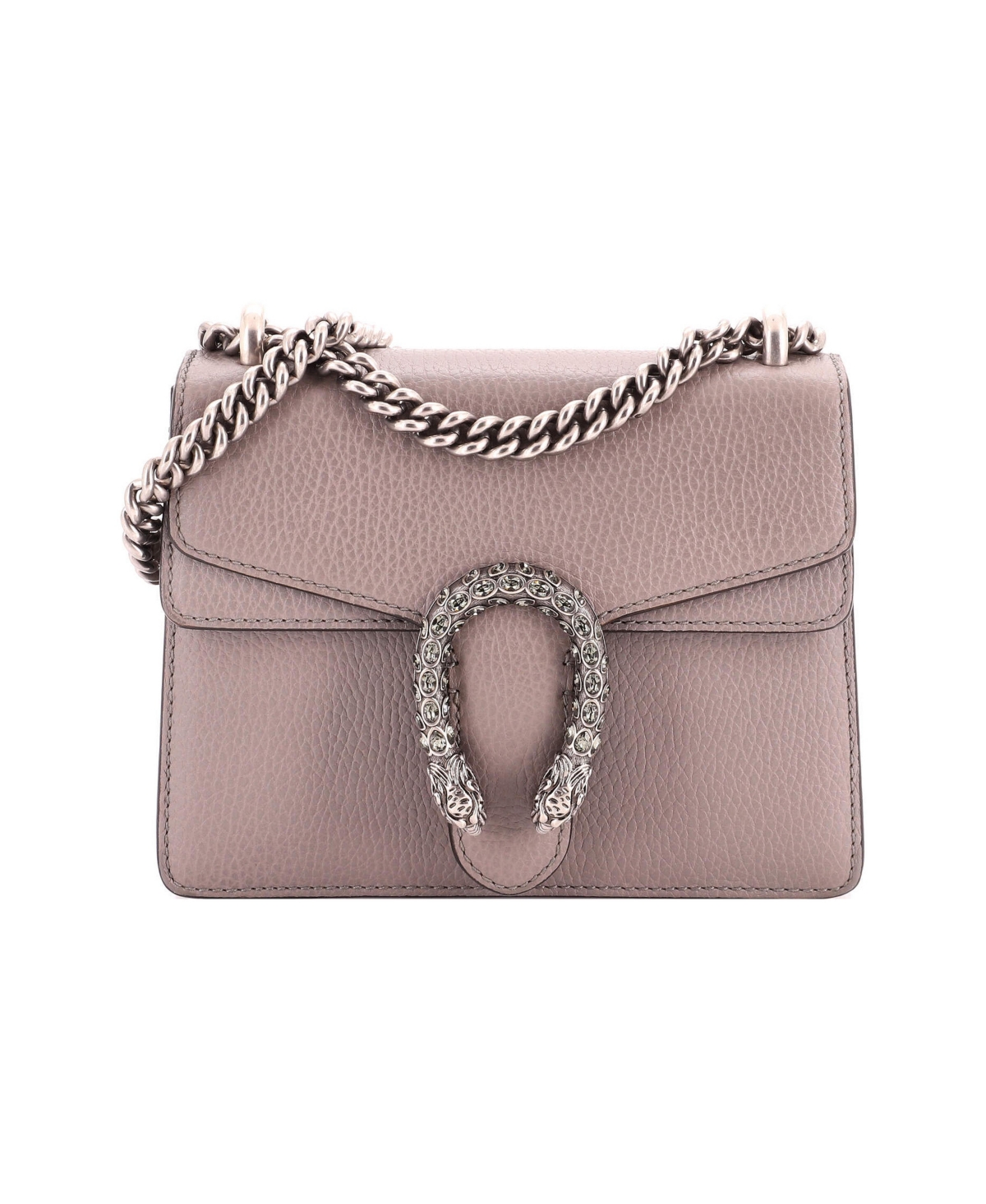 Pre-Owned Gucci Mini Dionysus Bag Leather - Grey