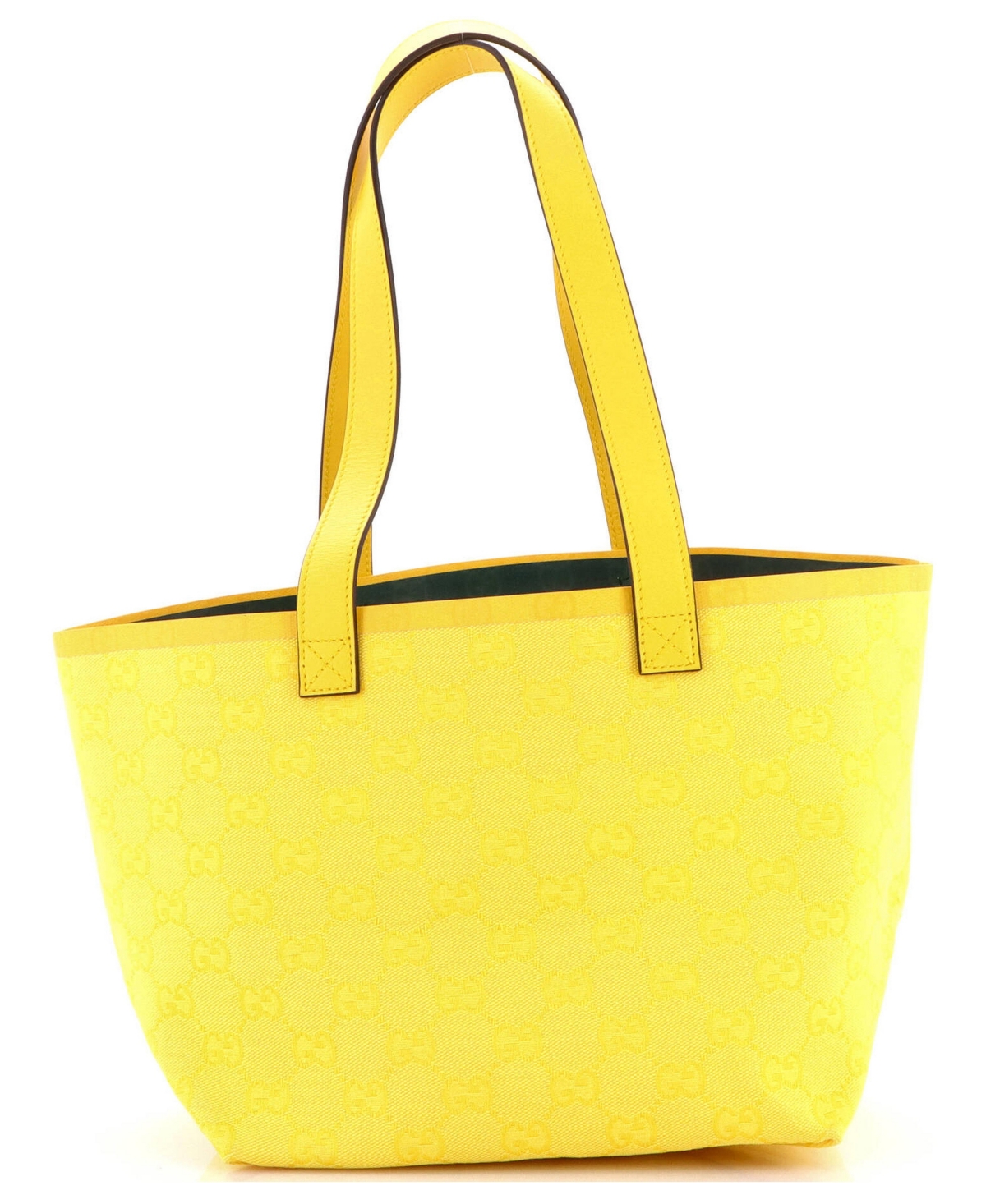 Pre-Owned Gucci Small Totissima Tote Bag Gg Canvas - Yellow