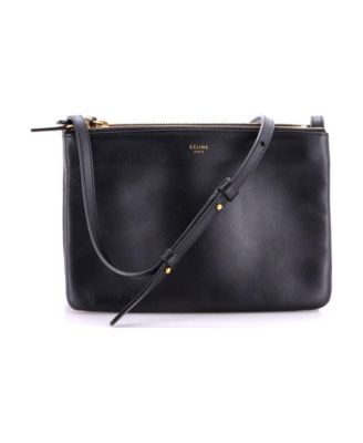 Small Trio Crossbody Bag Leather