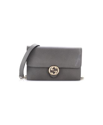 Interlocking Wallet on Chain Leather