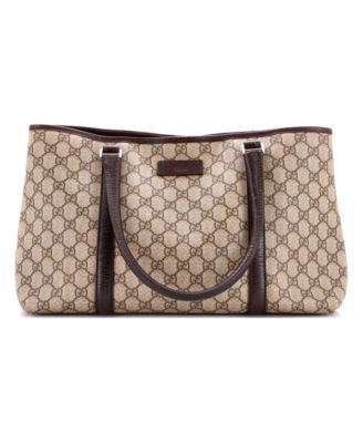 Medium Joy Tote GG Coated Canvas with Leather