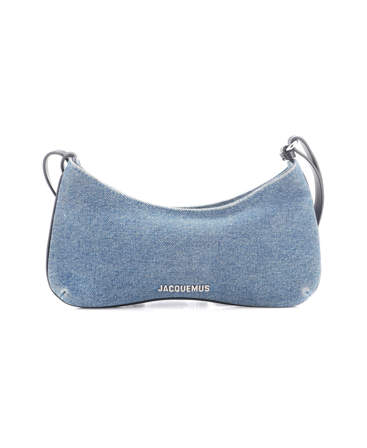 Pre-Owned Jacquemus Le Bisou Perle Shoulder Bag Denim - Blue