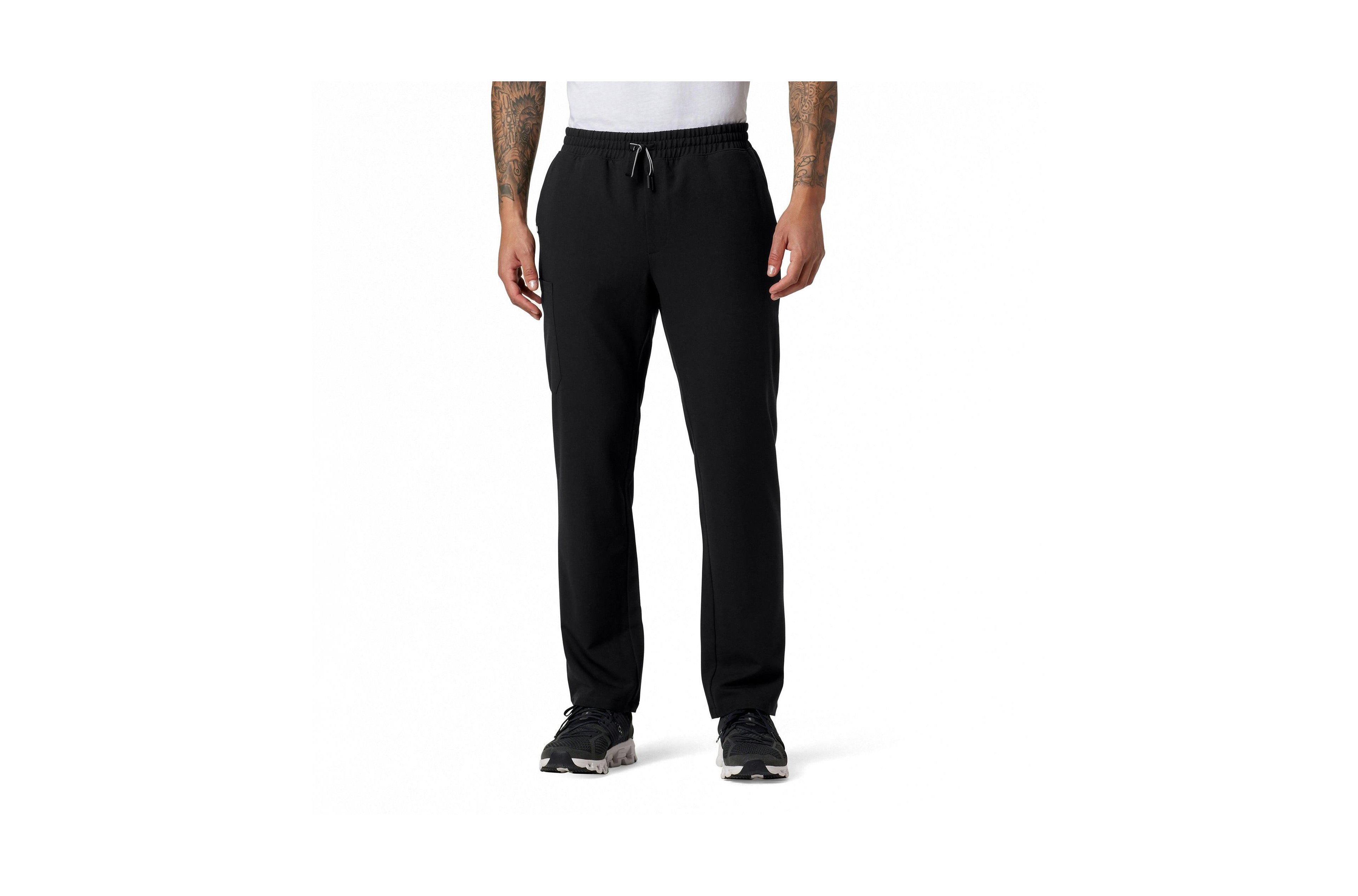 Jaanuu Men's Rhodes Straight-Leg Cargo Stretch Scrub Pants