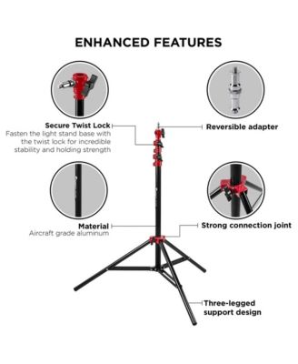 7.2' Air-Cushioned Heavy-Duty Light Stand V2
