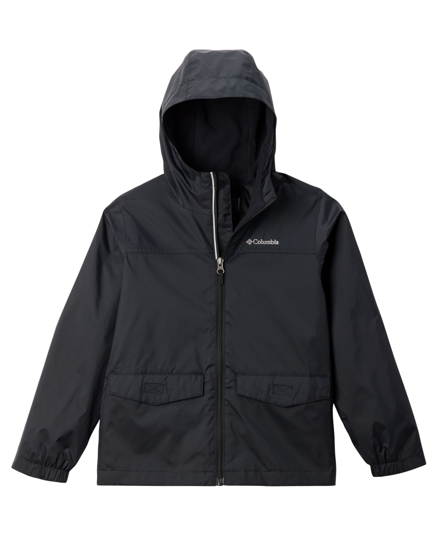 Куртка Columbia Rain-Zilla™ II Waterproof Adjustable-Hood для мальчиков, цвет: Чёрный — фото 1