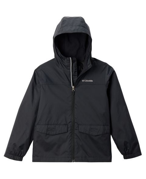 Куртка Columbia Rain-Zilla™ II Waterproof Adjustable-Hood для мальчиков, цвет: Чёрный