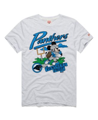 Men's and Women's Ash Carolina Panthers Mickey T-shirt