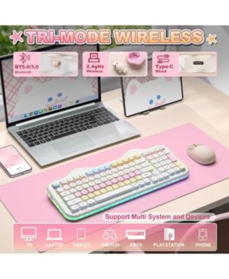 C98 Candy Linear Wireless Mechanical Hot-Swappable Keyboard for PC, Laptop, Tablet, Xbox, and PlayStation