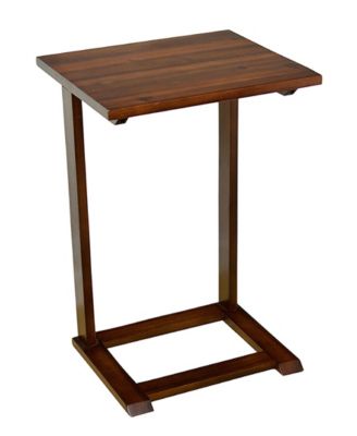 16" Wood C-Shaped Table