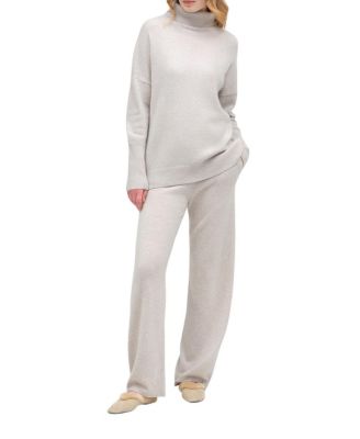 Women's Slouchy Fit Cashmere Rollneck Sweater