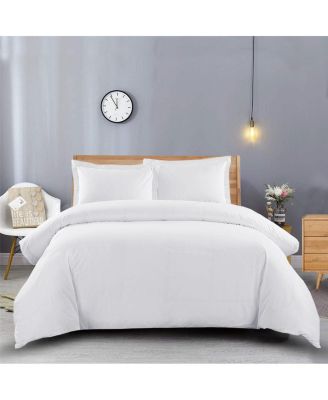 Heavyweight Flannel Duvet Cover Set Solid 170GSM