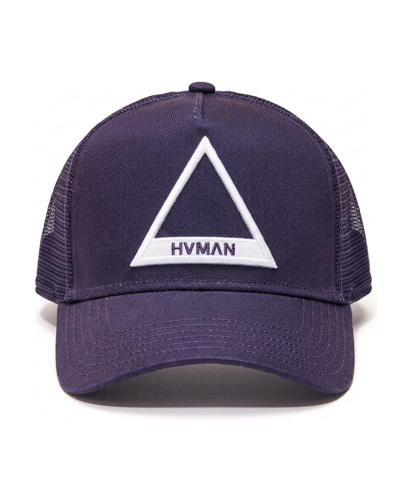 Мужская кепка Hvman Chosen To Prevail x Cult Triangle Logo Adjustable Mesh Trucker Hat, цвет: Фиолетовый — фото 2