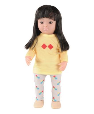Multiethnic Asian Girl 13" Poseable Baby Doll, Ages 3+