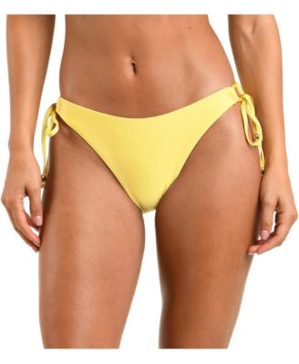 Women's Solids Tie Side Bottom With Loop Sides