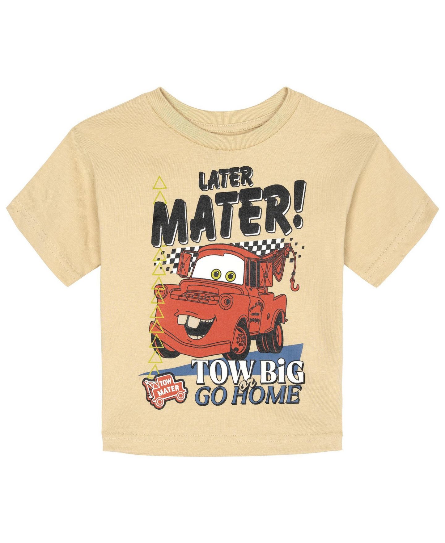 Футболки Cars Jersey Graphic, 2-Pack для мальчиков, цвет: Бежевый синий — фото 2