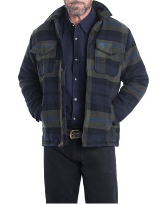 Big & Tall Tough as Buck Outdoorsman Sherpa-Lined Wool Blend casual fit Jacket