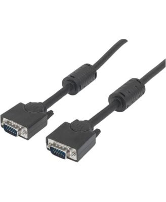 SVGA Monitor Shielded HD15 Male to Male Cable for HD15-Equipped Devices