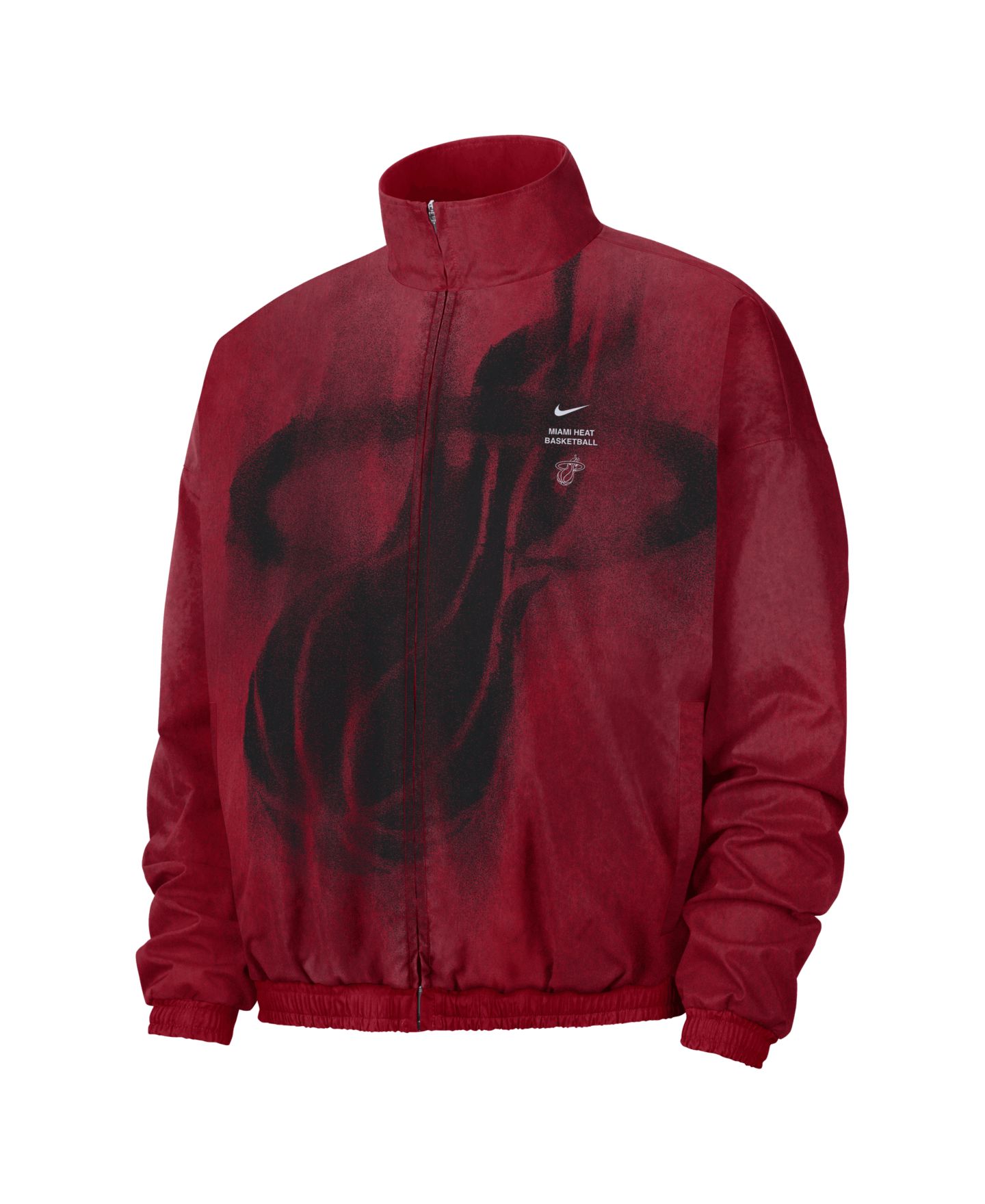 Мужская куртка Nike Red, Black Miami Heat 2026 Game Theater Loud On Court Anthem — фото 1