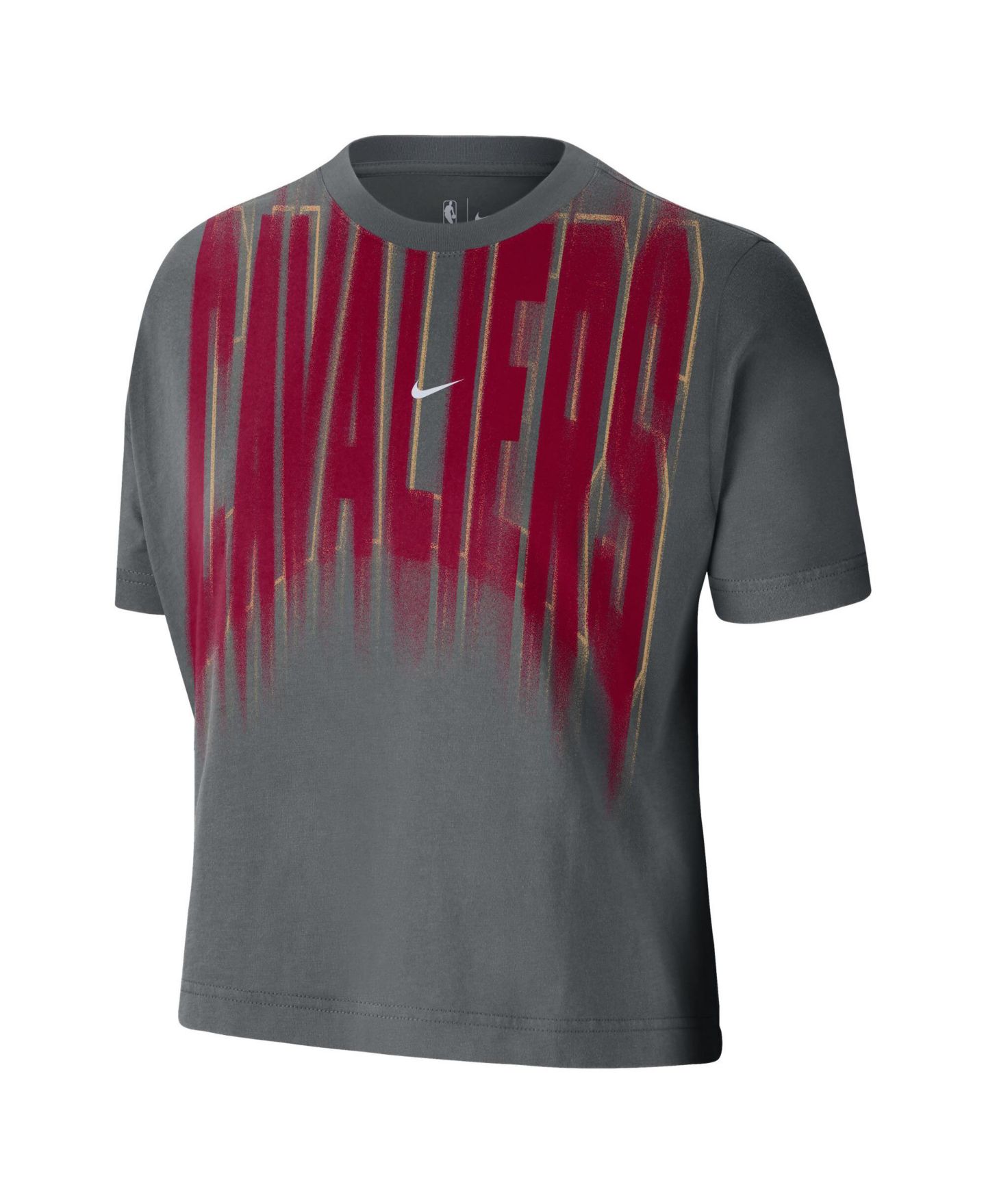 Женская футболка Nike Gray Cleveland Cavaliers 2026 Game Theater Anthem — фото 2