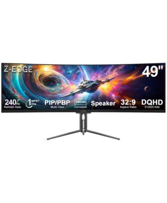 UG49P 49" Curved DQHD 5120x1440 240Hz 1ms Response Time USB-C Gaming Monitor