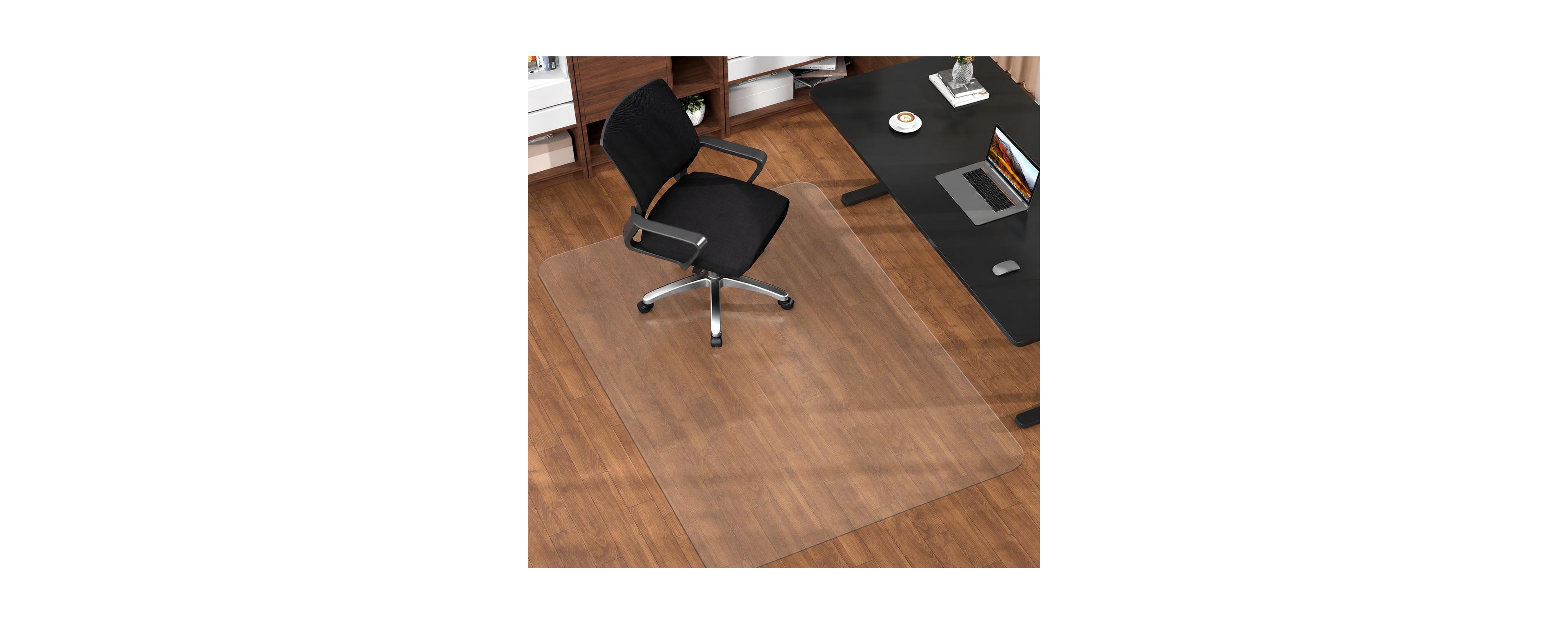 Danrong Hard Office Chair Mat For Hardwood Floors Anti Slip Desk Rug Rolling Chairs