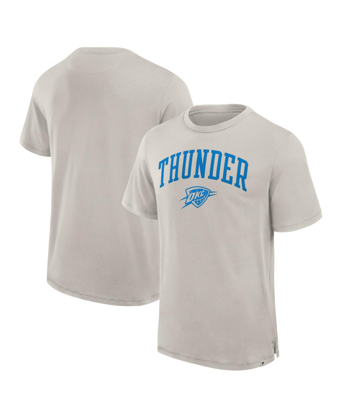 Fanatics Men's Cream Oklahoma City Thunder Crossover Collection Pull Up Jumper Shot Premium T-Shirt - Cream