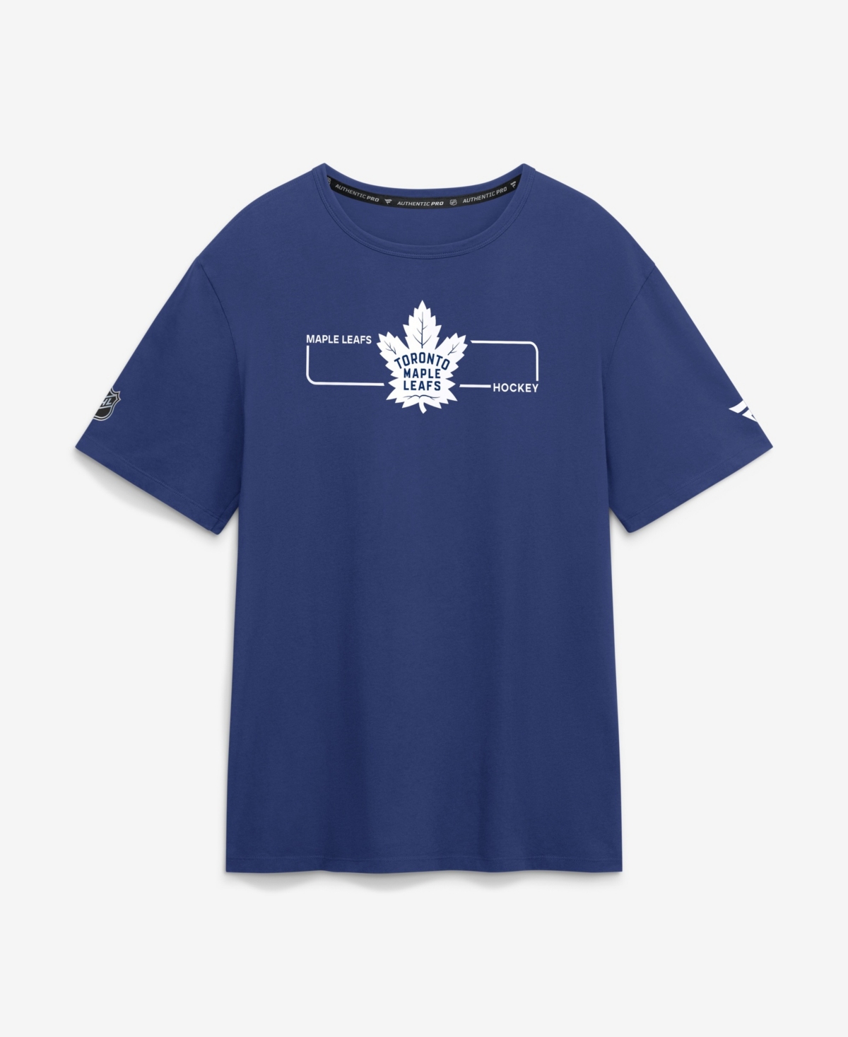 Fanatics Men's Blue Toronto Maple Leafs Authentic Pro Primary Logo T-Shirt - Blue