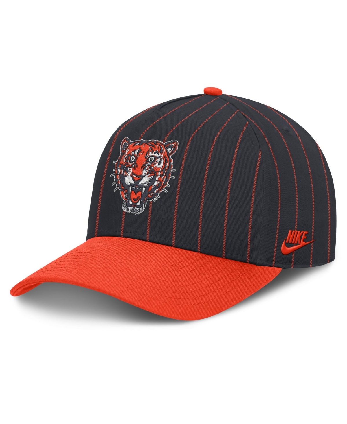 Nike Men's Navy/Orange Detroit Tigers Cooperstown Rise A-Frame Adjustable Hat - Navy, Orange