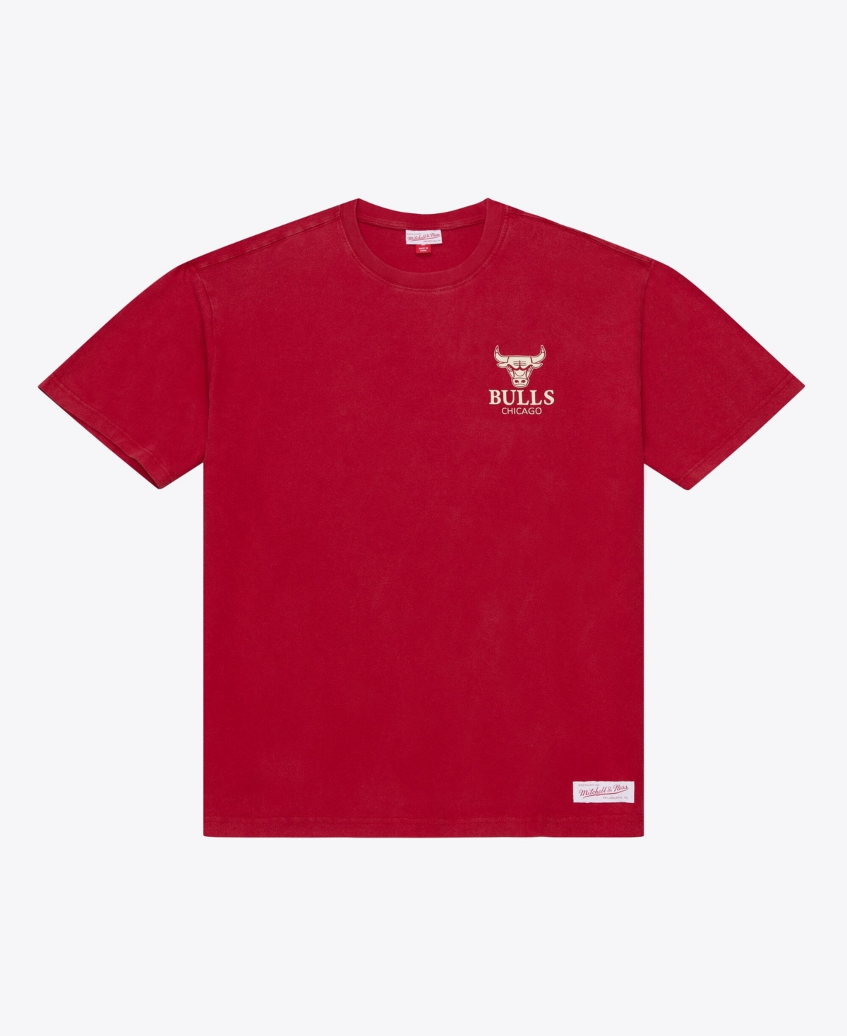 Mitchell & Ness Men's Red Chicago Bulls Core Essentials T-Shirt - Red