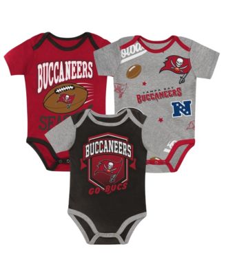 Baby Boys' and Girls' Tampa Bay Buccaneers First Round Pick Bodysuit Set, 3-Piece