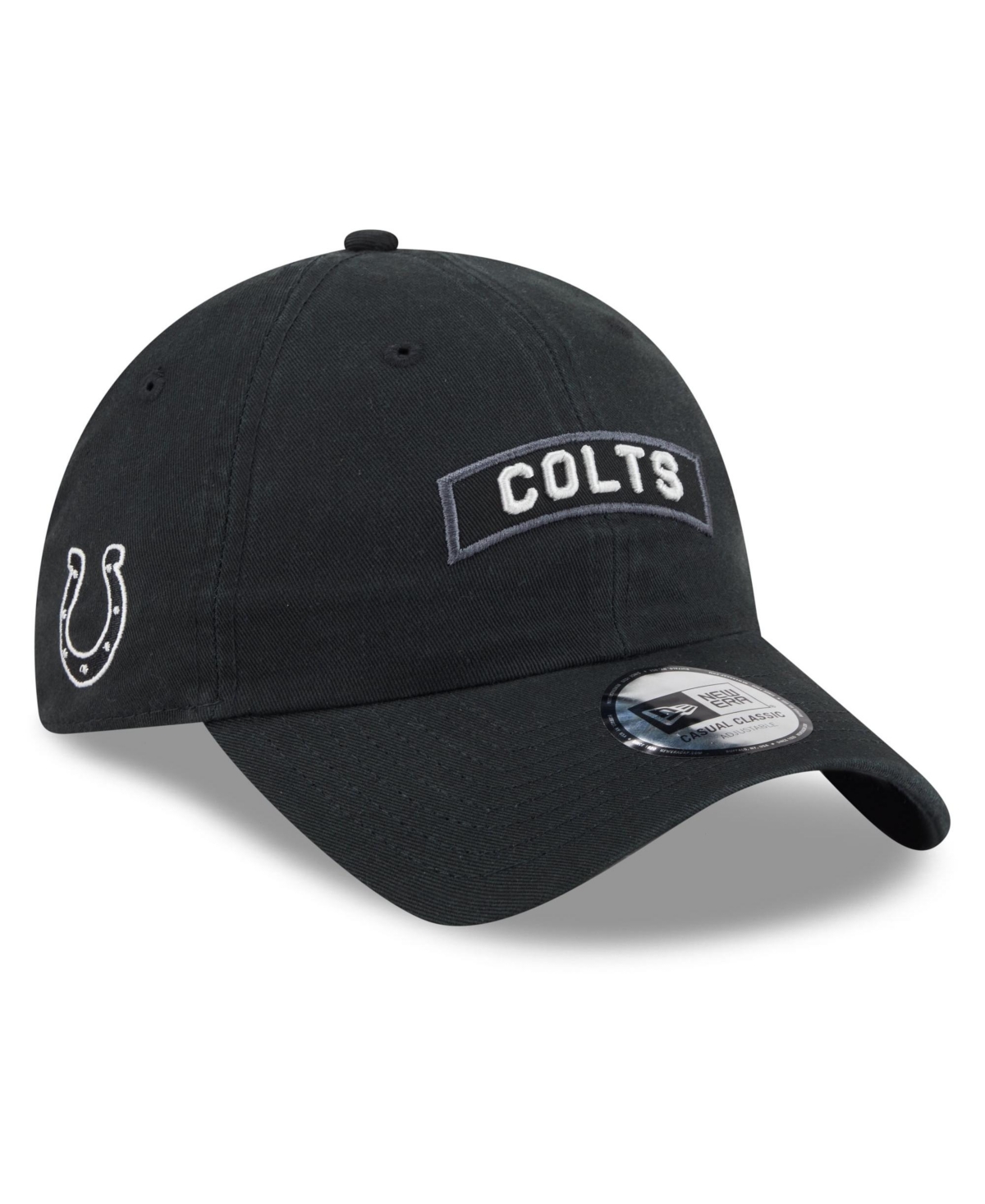 New Era Men's Black Indianapolis Colts 2026 Salute To Service Casual Classic Adjustable Hat - Black
