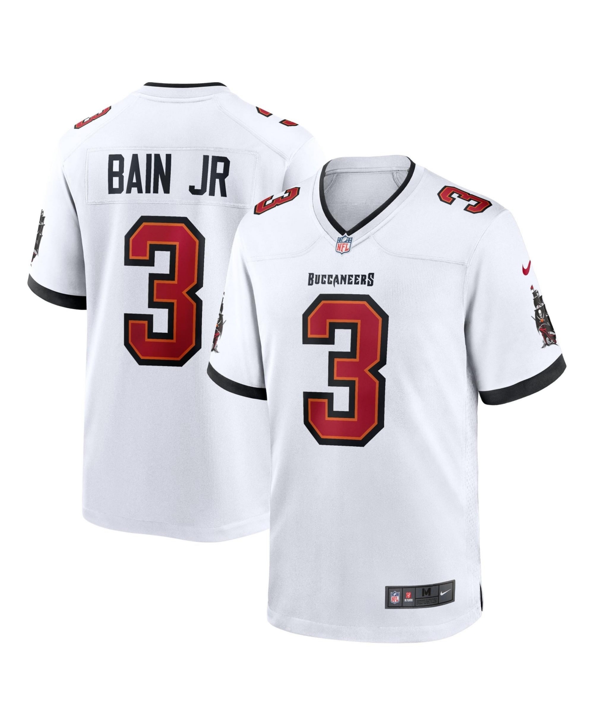 Nike Men's Rueben Bain Jr. White Tampa Bay Buccaneers Game Jersey - White