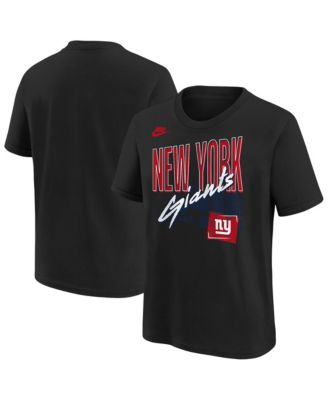 Big Boys' and Girls' Black New York Giants Vintage T-Shirt