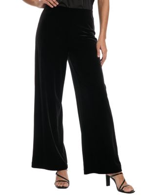 Women's Pull-On Wide-Leg Velvet Pants