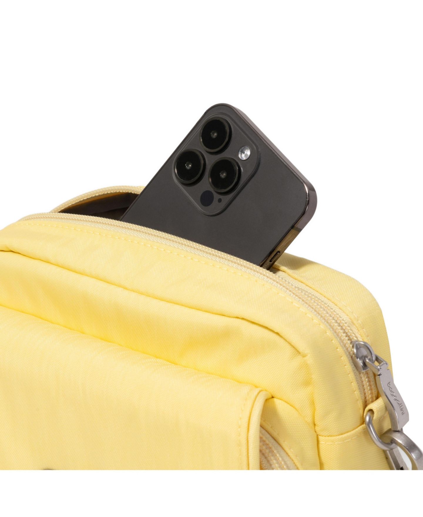 Женская сумка Baggallini Coastal Flip Lock Camera Bag Crossbody, цвет: Сливочный жёлтый — фото 7