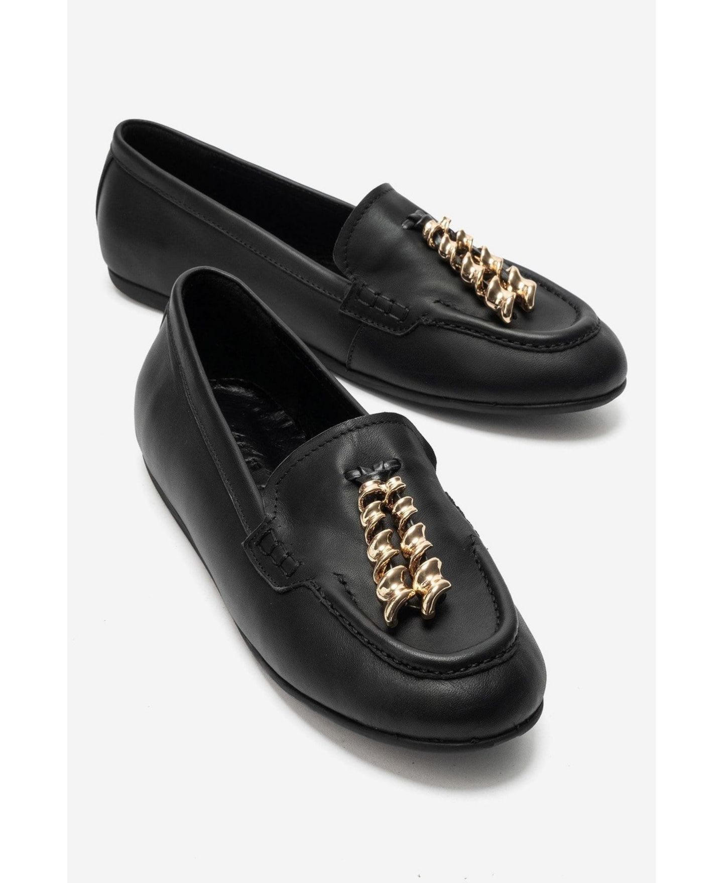 Женские туфли Forever & Always Shoes Nowell Sculpted Details and Refined Hardware, цвет: Чёрный — фото 4