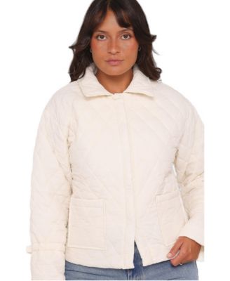 Women's Caitlin Quilted Spread Collar Jacket